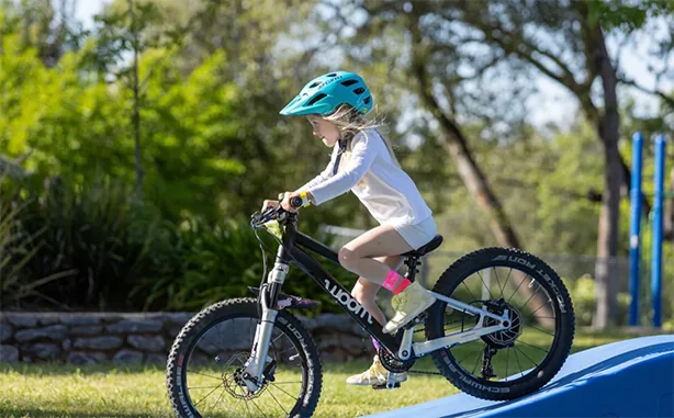 Modular pump track sections being connected with basic tools
