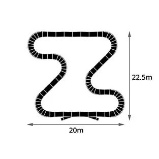 vortex modular pump track detail